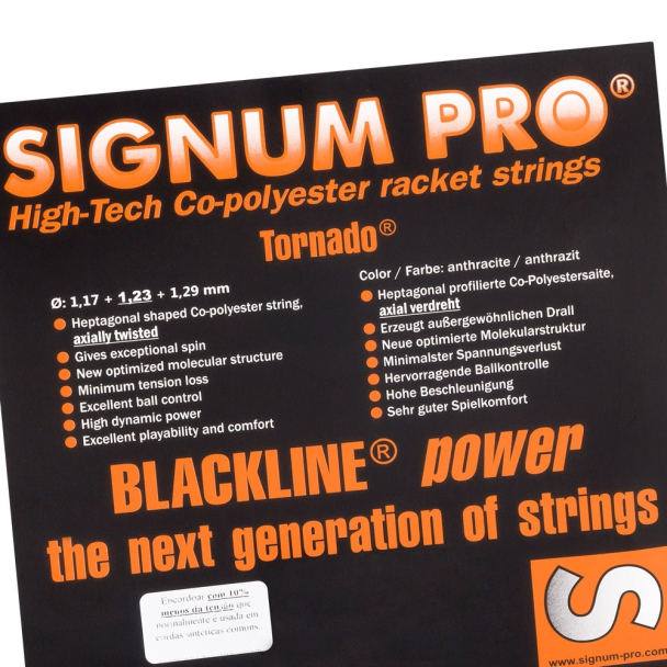 Corda Signum Pro Tornado 1.23mm Preta - Set Individual