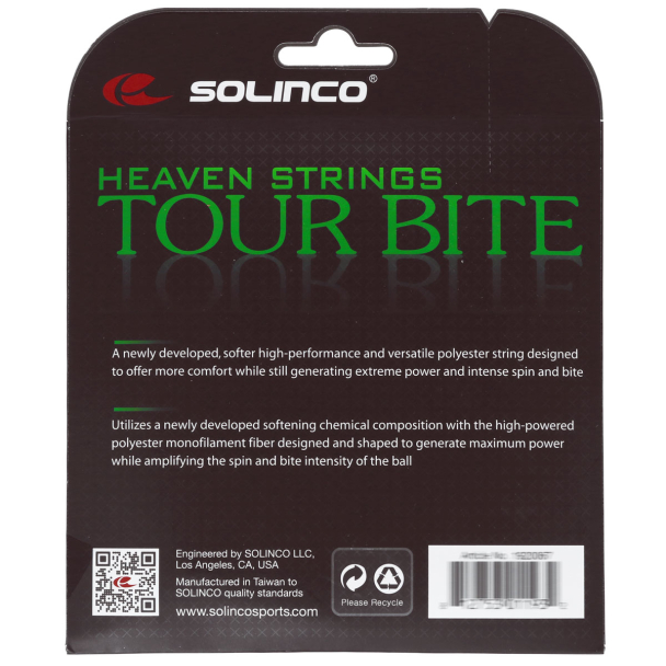 Corda Solinco Tour Bite Soft 16L 1.30mm Prata - Set Individual
