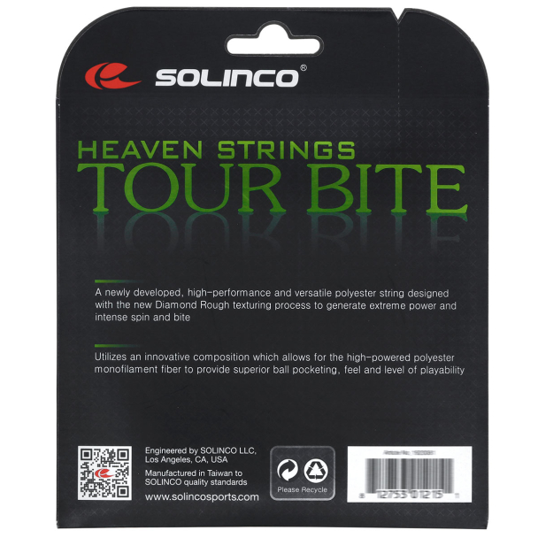 Corda Solinco Tour Bite Diamond Rough 17L 1.20MM Prata - Set Individual