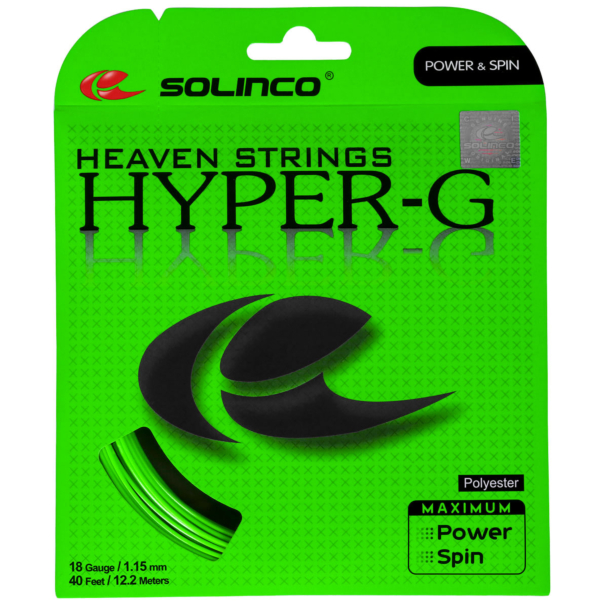 Corda Solinco Hyper G 18 1.15mm Verde - Set Individual
