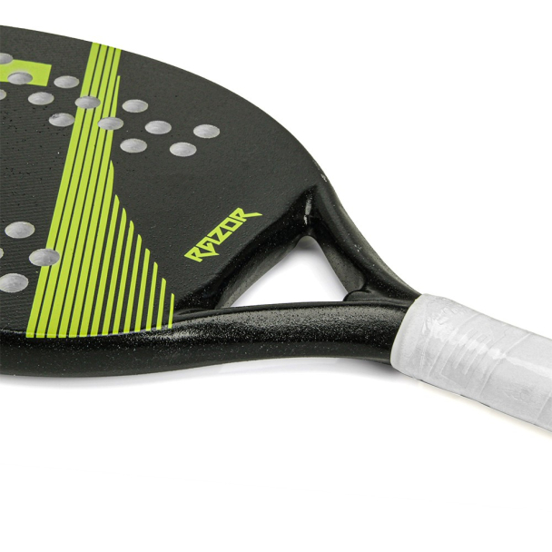 Raquete de Beach Tennis Head Razor Preta e Limão