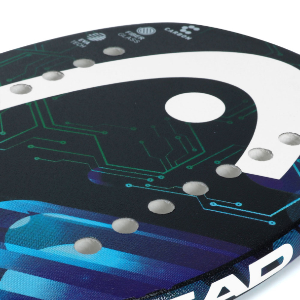 Raquete de Beach Tennis Head Cyber Fibra e Carbono