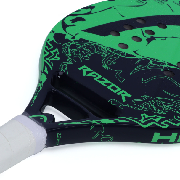 Raquete de Beach Tennis Head Razor Menta e Marinho