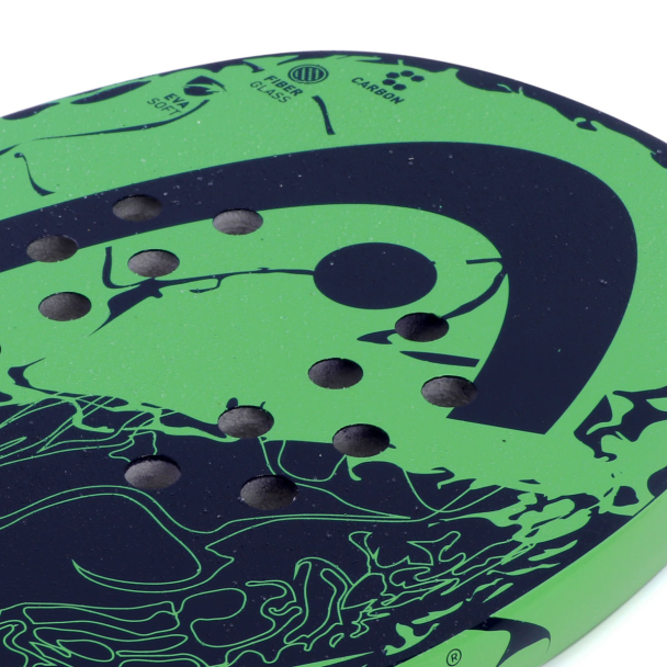 Raquete de Beach Tennis Head Razor Menta e Marinho