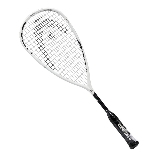 Raquete de Squash Head Graphene 360+ Speed 135 SB Branca e Preta