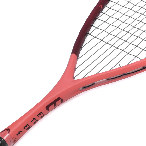 Raquete de Squash Head Extreme 135 Rosa e Bordô