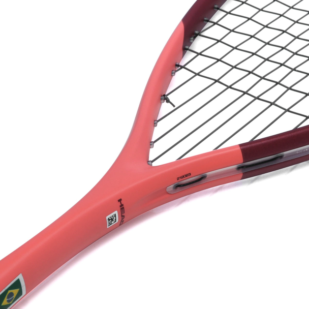 Raquete de Squash Head Extreme 135 Rosa e Bordô