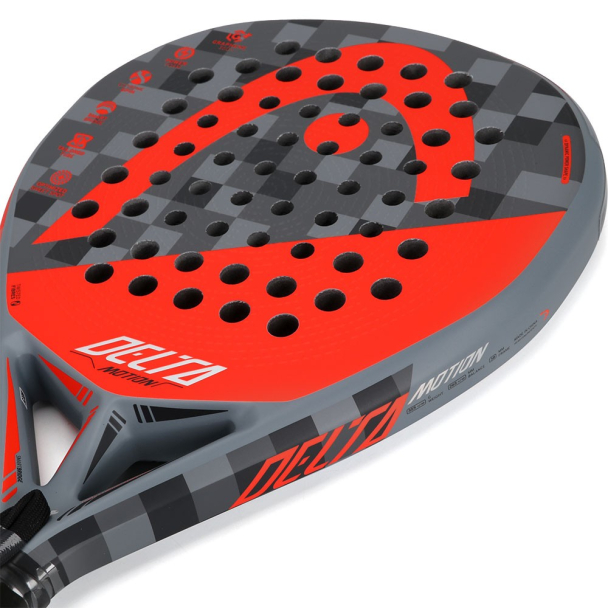 Raquete de Padel Head 360+ Delta Motion Cinza e Coral