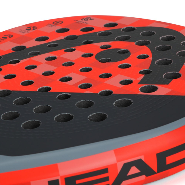 Raquete de Padel Head 360+ Delta Motion Cinza e Coral