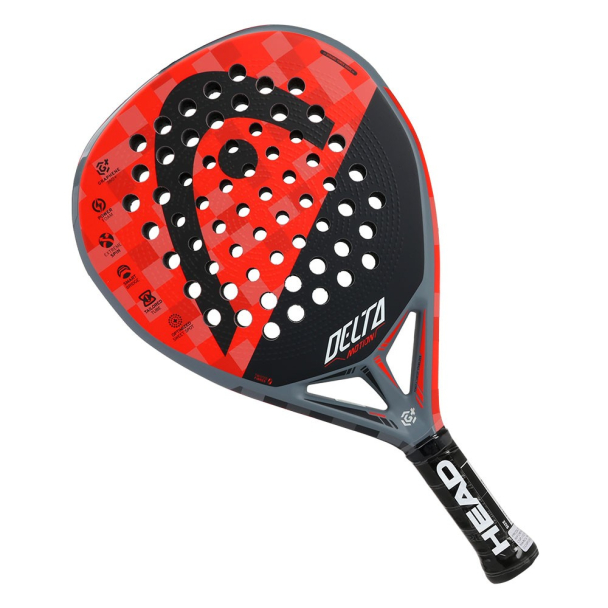 Raquete de Padel Head 360+ Delta Motion Cinza e Coral