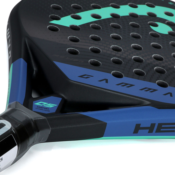 Raquete de Padel Head 360+ Gamma Motion Preta Azul e Verde