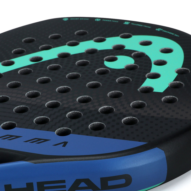 Raquete de Padel Head 360+ Gamma Motion Preta Azul e Verde