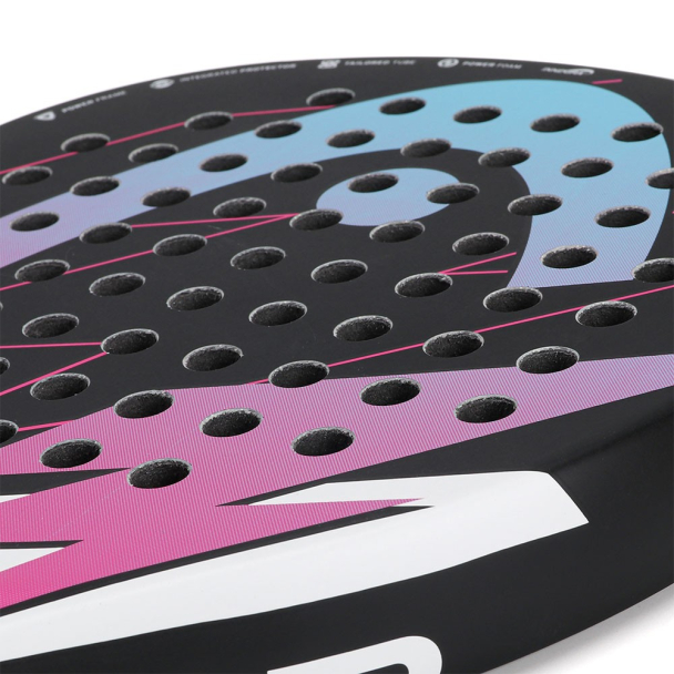 Raquete de Padel Head Flash Preta Roxa e Azul