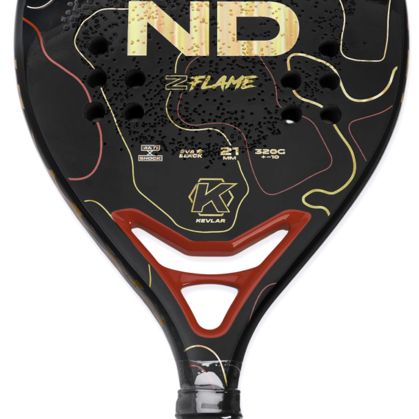 Raquete De Beach Tennis Zand Z Flame Kevlar 2026 - ProSpin.com.br