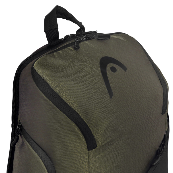 Mochila Head Pro X Preto e Verde Musgo