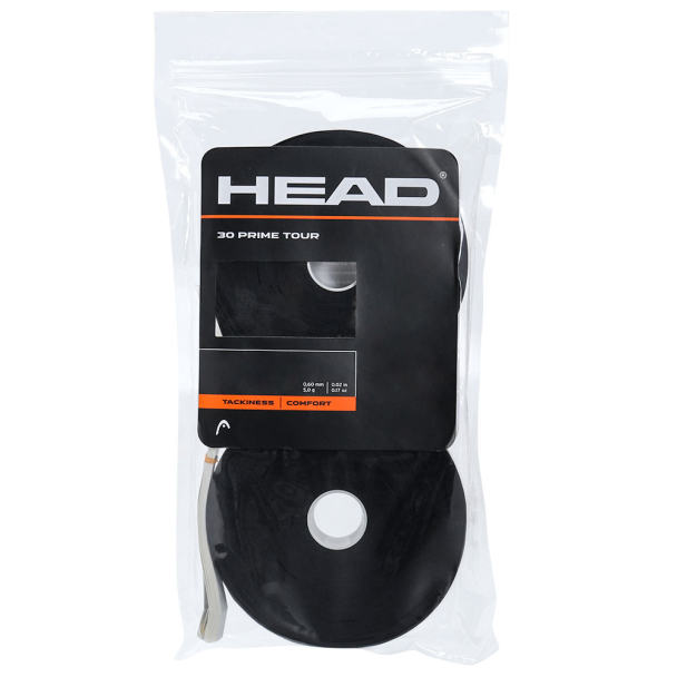 Overgrip Head Prime Tour Preto - Rolo com 30 Unidades