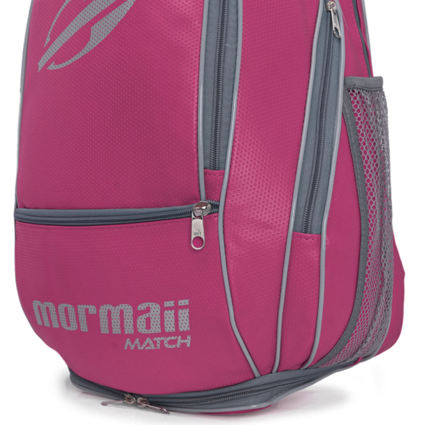 Mochila Mormaii Match Beach Tennis Rosa e Cinza