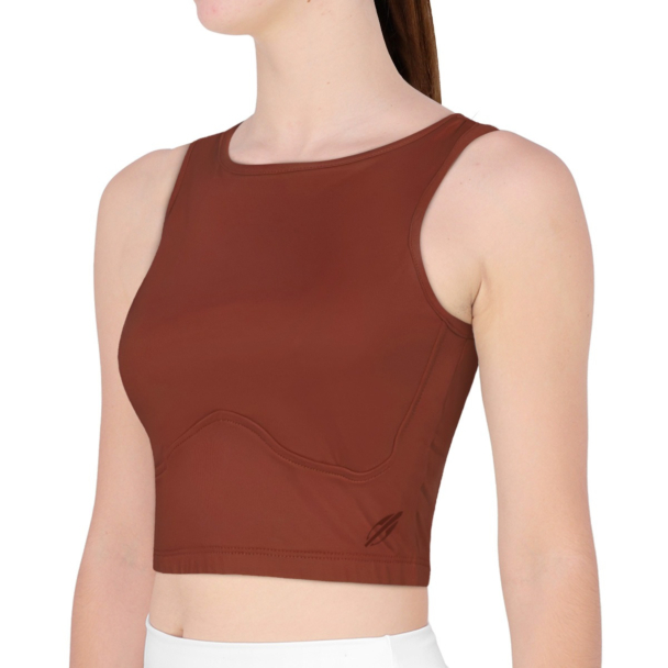 Top Cropped Mormaii Recorte Beach Sports Terracota