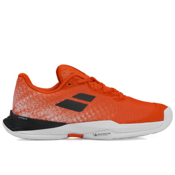 #バボラ#Babolat Jet Mach 3 オレンジ テニスシューズ Tênis Babolat Jet Mach 3 - Clay - Saibro - Junior Laranja e Branco