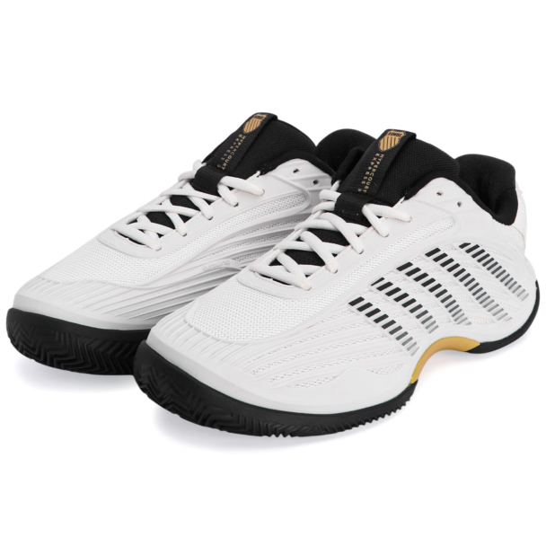 Tênis K-Swiss Hypercourt Express 3 - Clay Saibro - Branco e Preto