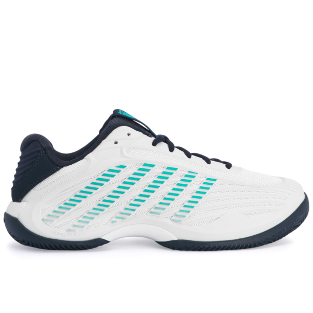 Tênis K-Swiss Hypercourt Express 3 - Clay Saibro - Branco e Azul