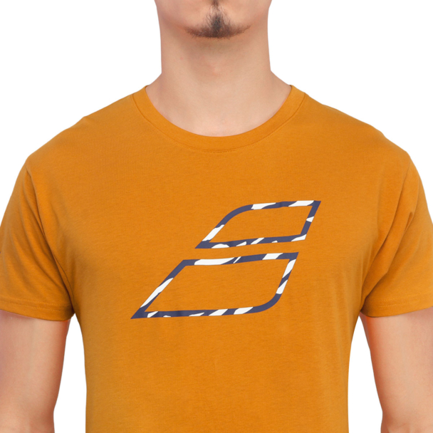 Camiseta Babolat Exercise Big Flag Tee Laranja