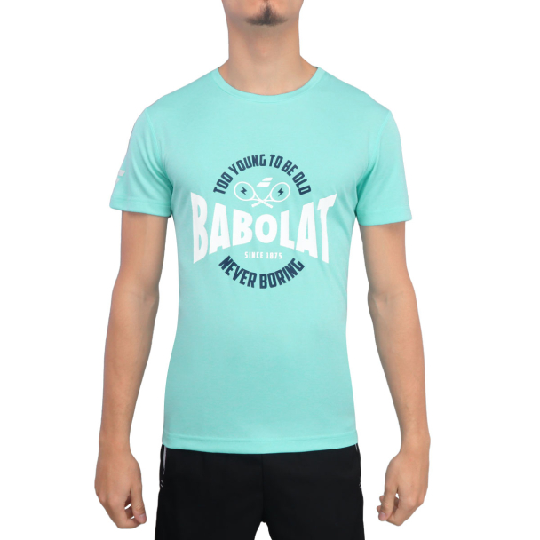 Camiseta Babolat Exercise Message Tee Azul