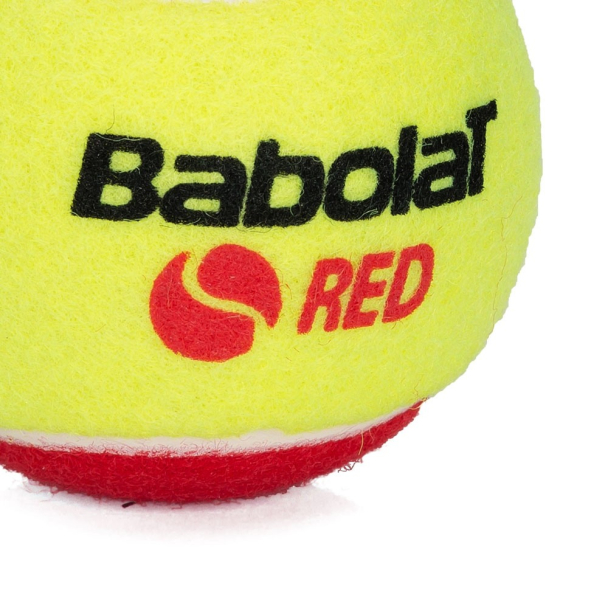 Bola De Tênis Babolat Felt X3 Vermelha Estágio 3