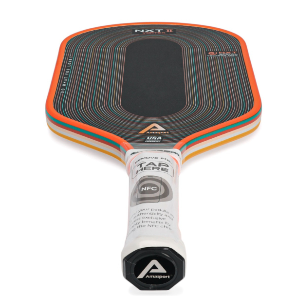 Raquete De Pickleball Ama Sport NXT II Vortex Laranja - ProSpin.com.br