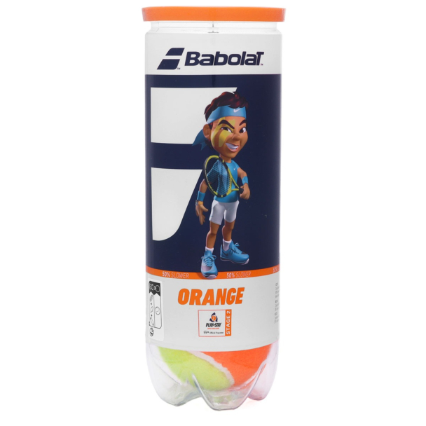 Bola Babolat Orange Tennis Stágio 2 e Beach Tennis Pack Com 12 Tubos