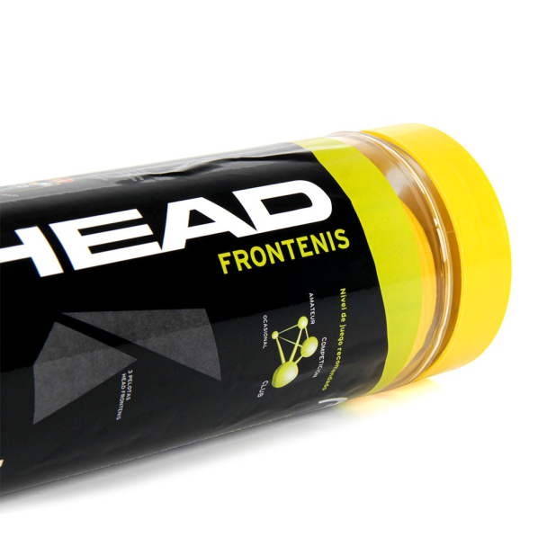 Bola de Frescobol Head Frontenis Tubo com 03 Unidades