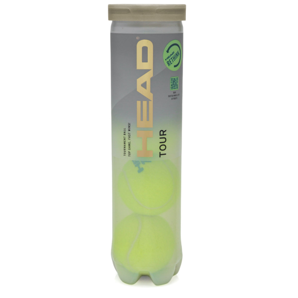 Bola de Tênis Head Tour Pack com 02 Tubos 08 Bolas