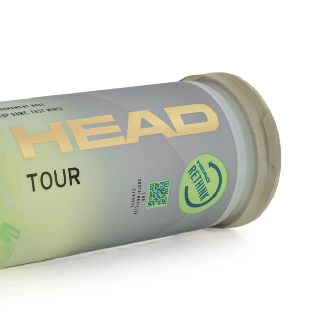 Bola de Tênis Head Tour Pack com 02 Tubos 08 Bolas