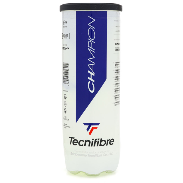 Bola de Tênis Tecnifibre Champion - Caixa com 36 Tubos