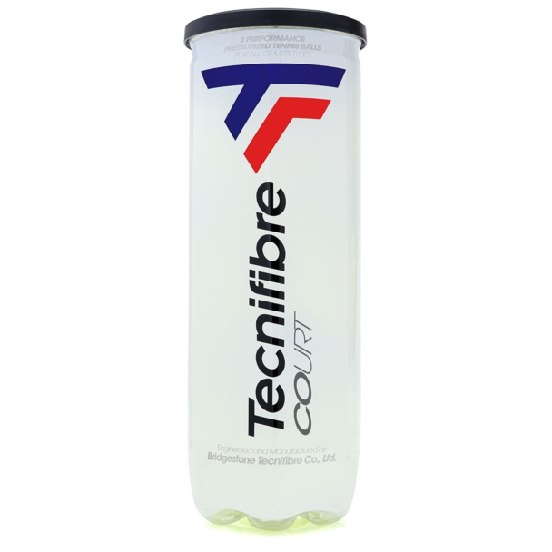 Bola de Tênis Tecnifibre Court Pack com 3 Tubos
