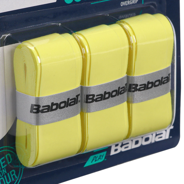 Overgrip Babolat Pro Tour Amarelo com 03 Unidades