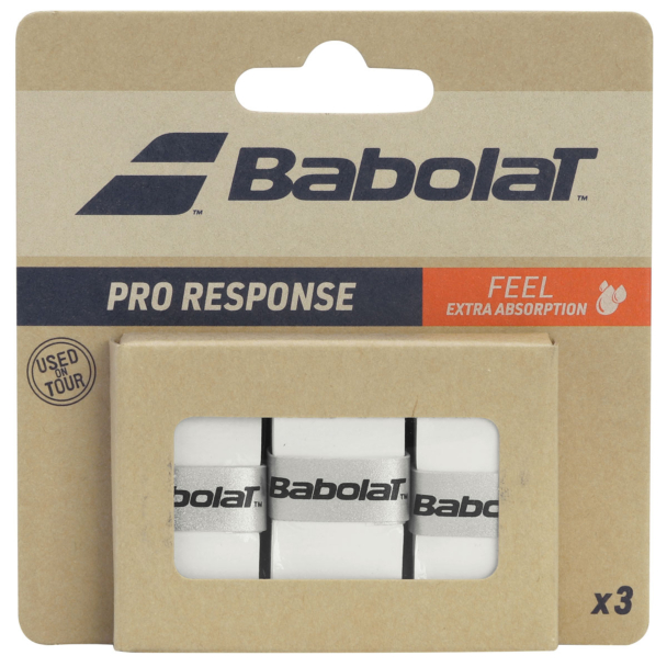 Overgrip Babolat Pro Response X3 Branco