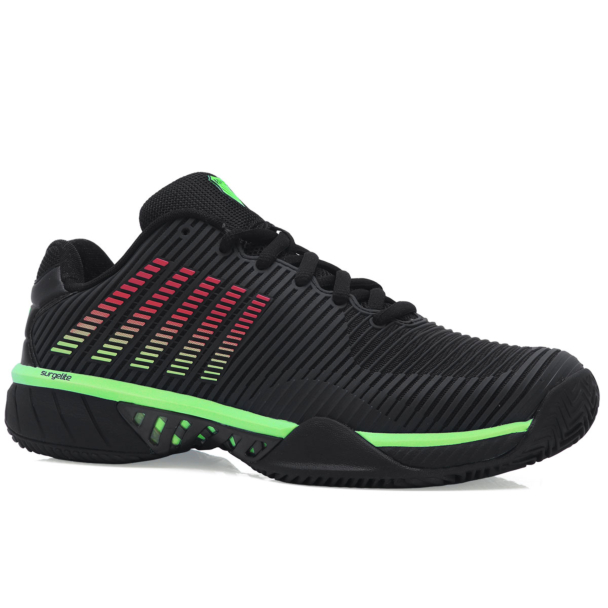 Tênis K-Swiss Hypercourt Express 2 - Clay - Saibro - Preto e Verde