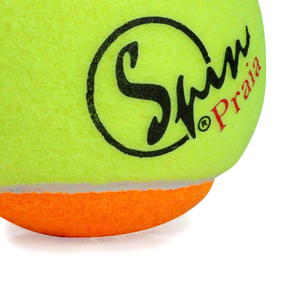 Bola de Beach Tennis Spin - Pack com 06 Bolas