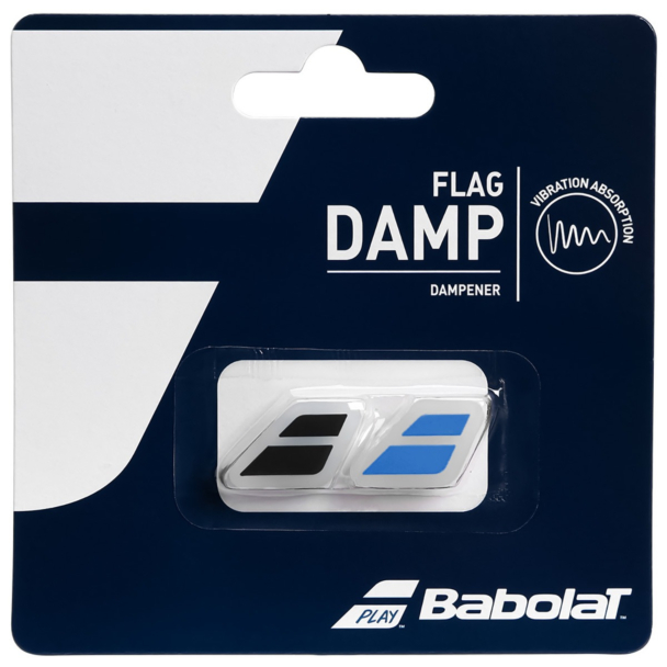 Antivibrador Babolat Flag Damp com 02 Unidades Preto e Azul