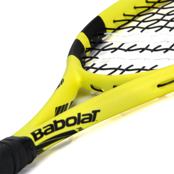 Mini Raquete Babolat Pure Aero Preta e Amarela