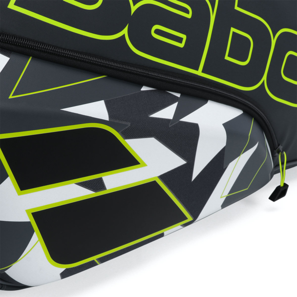 Raqueteira Babolat Pure Aero X12 Preto e Amarelo