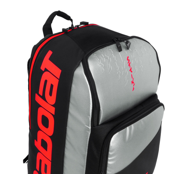 Mochila Babolat Pure Strike Cinza Laranja e Preto