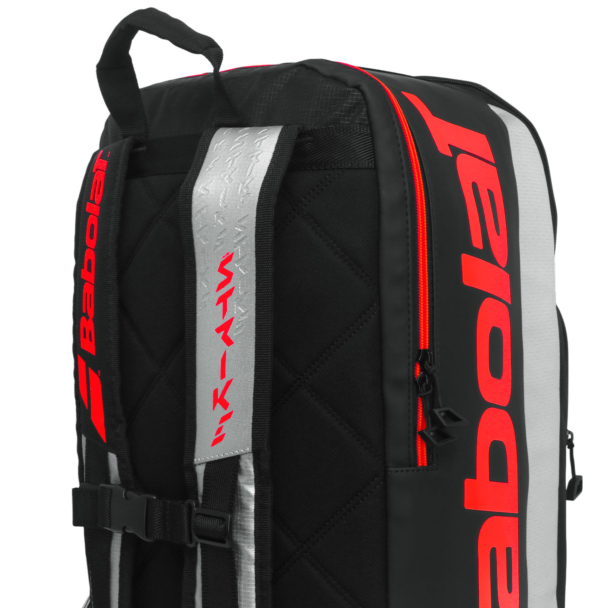 Mochila Babolat Pure Strike Cinza Laranja e Preto