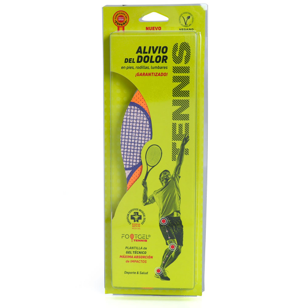 Palmilha de Gel Footgel Tennis 41 ao 45 Laranja