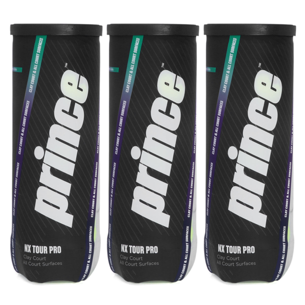Bola De Tênis Prince NX Tour Pro Pack Com 03 Tubos - ProSpin.com.br