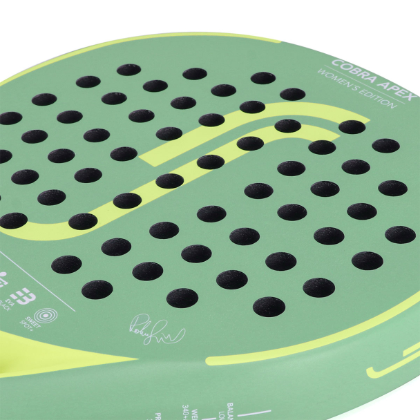 Raquete de Padel Robin Soderling Cobra Apex Verde e Limão