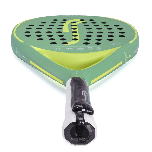 Raquete de Padel Robin Soderling Cobra Apex Verde e Limão
