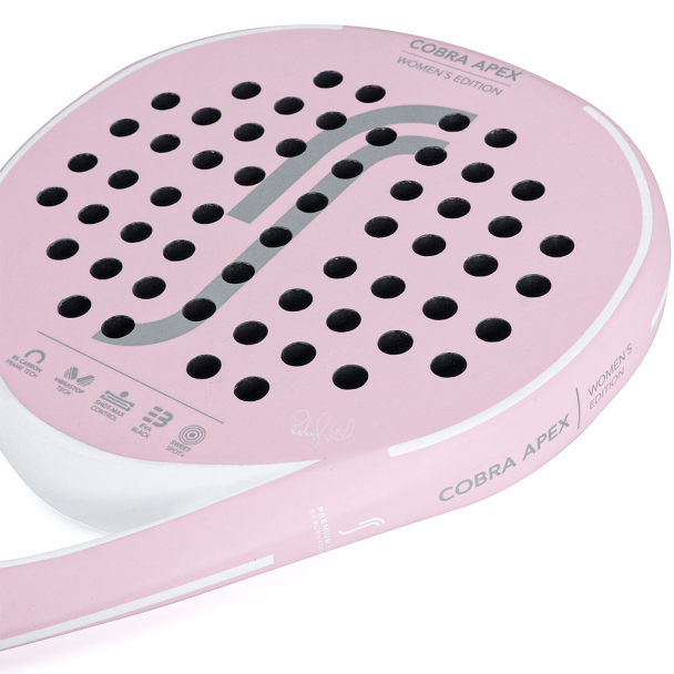 Raquete de Padel Robin Soderling Cobra Apex Women's Edition Rosa