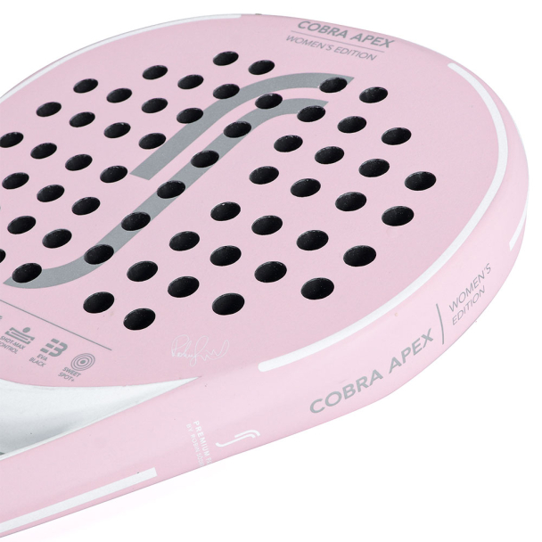 Raquete de Padel Robin Soderling Cobra Apex Women's Edition Rosa